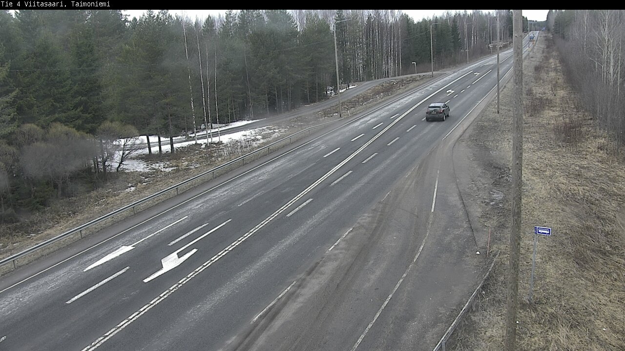 Weather Camera Image Road 4 Taimoniemi, Viitasaari, Keski-Suomi