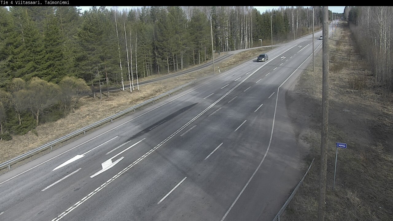 Weather Camera Image Väg 4 Taimoniemi, Viitasaari, Keski-Suomi