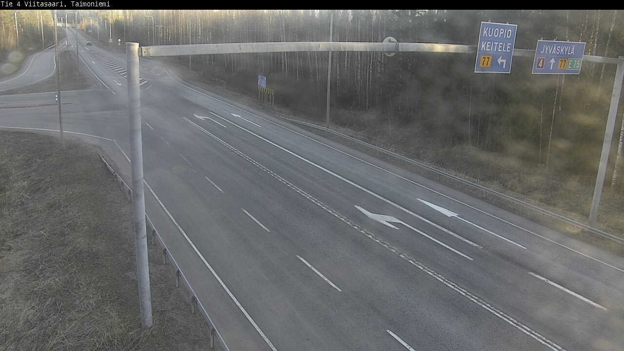 Weather Camera Image Väg 4 Taimoniemi, Viitasaari, Keski-Suomi