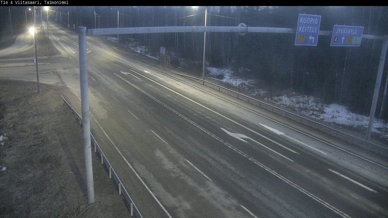 Weather Camera Image Road 4 Taimoniemi, Viitasaari, Keski-Suomi