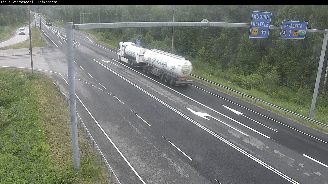 Weather Camera Image Väg 4 Taimoniemi, Viitasaari, Keski-Suomi
