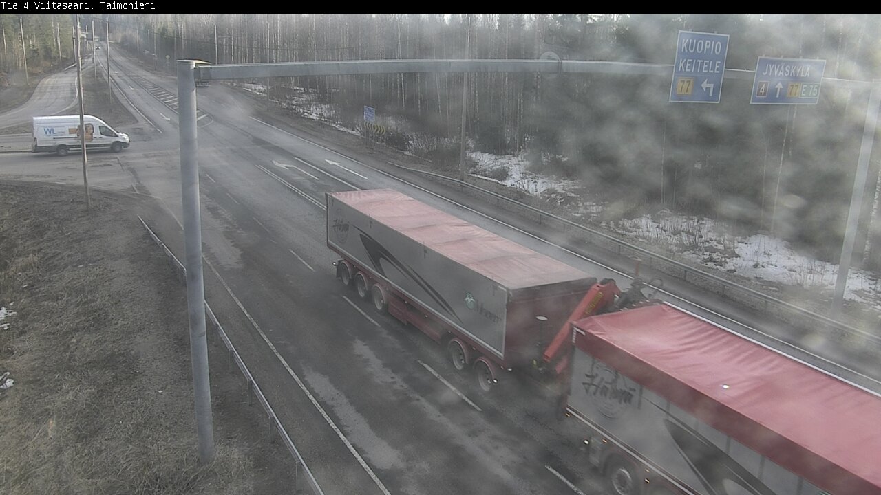 Weather Camera Image Road 4 Taimoniemi, Viitasaari, Keski-Suomi