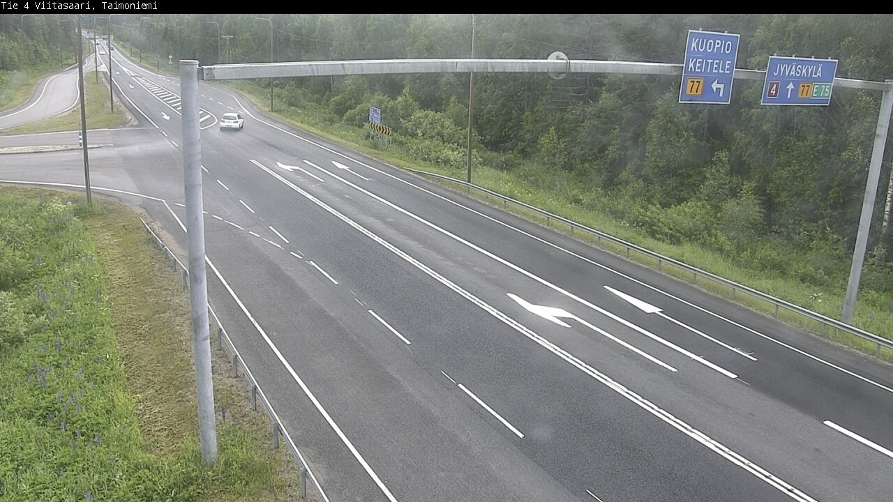 Weather Camera Image Väg 4 Taimoniemi, Viitasaari, Keski-Suomi