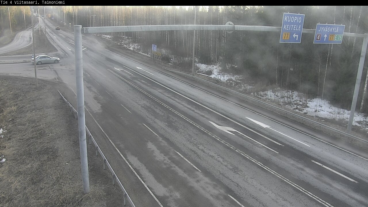 Weather Camera Image Road 4 Taimoniemi, Viitasaari, Keski-Suomi