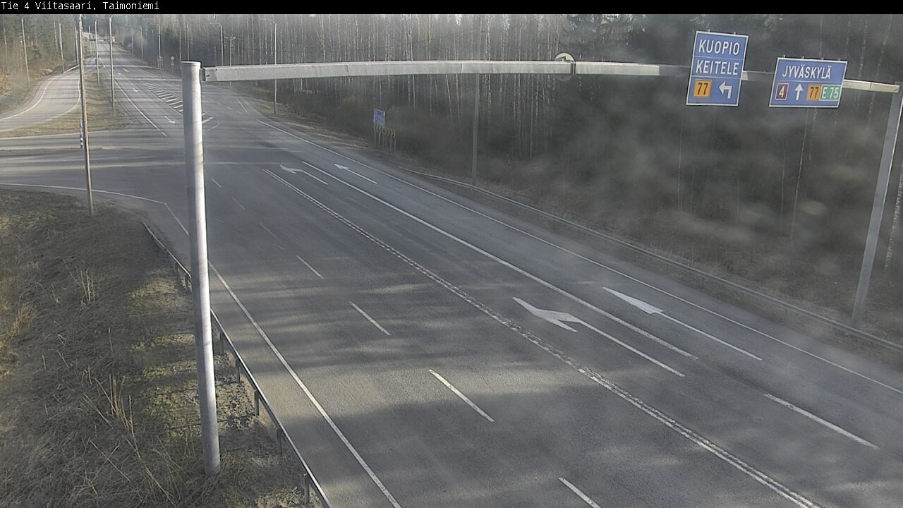 Weather Camera Image Väg 4 Taimoniemi, Viitasaari, Keski-Suomi
