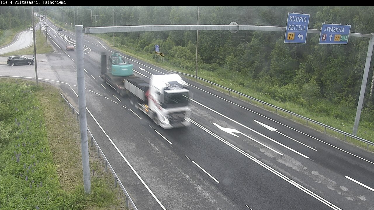 Weather Camera Image Väg 4 Taimoniemi, Viitasaari, Keski-Suomi