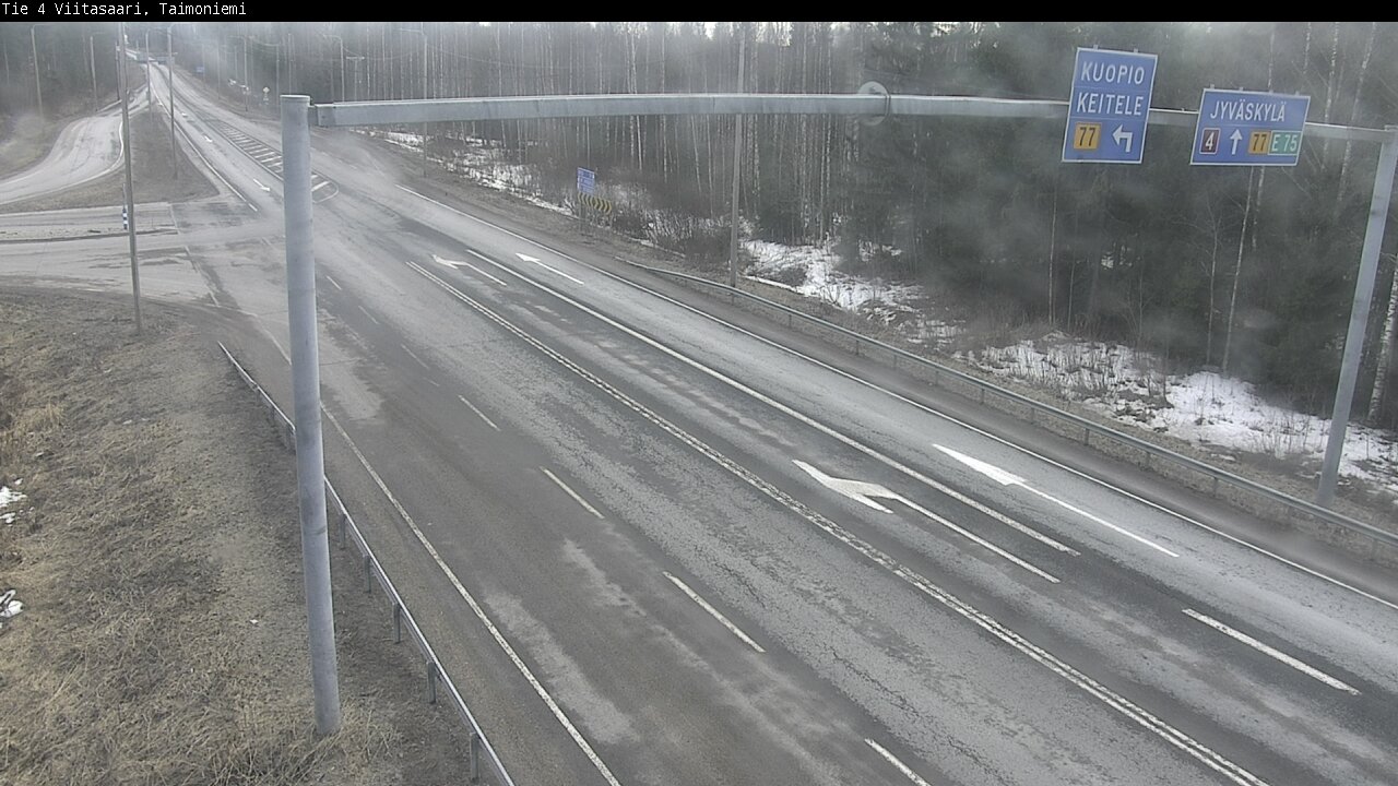Weather Camera Image Väg 4 Taimoniemi, Viitasaari, Keski-Suomi