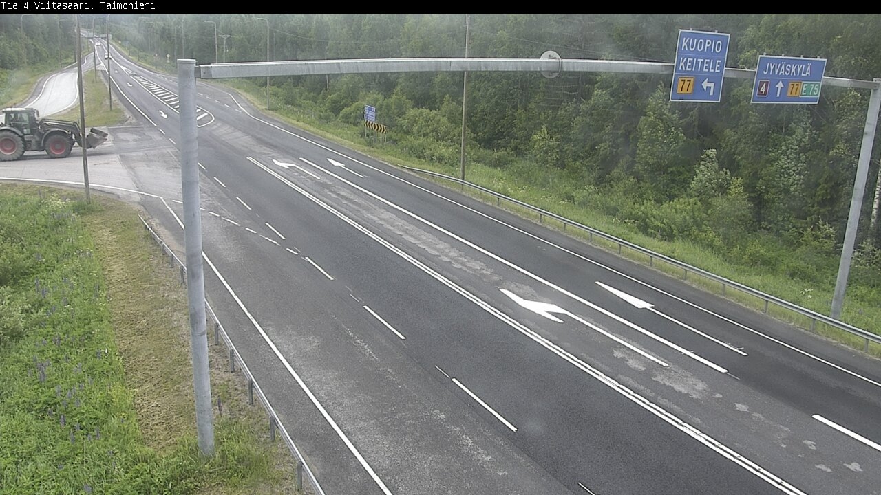 Weather Camera Image Väg 4 Taimoniemi, Viitasaari, Keski-Suomi
