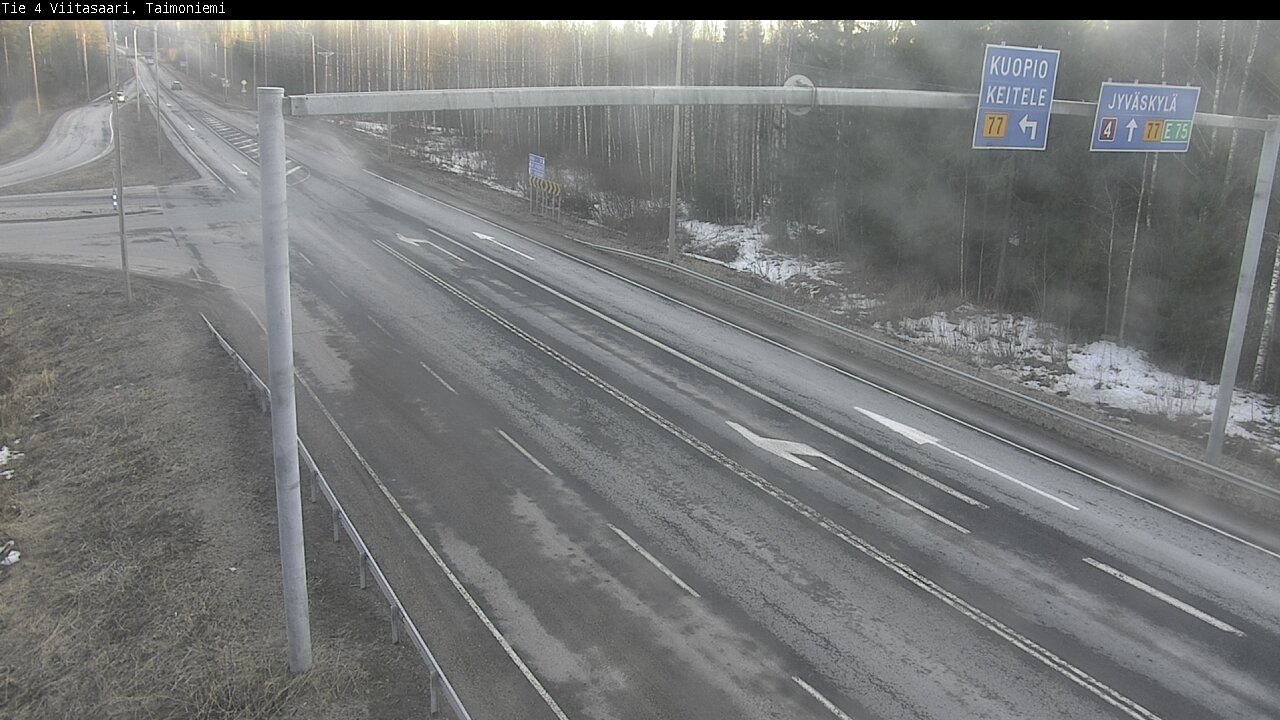 Weather Camera Image Road 4 Taimoniemi, Viitasaari, Keski-Suomi