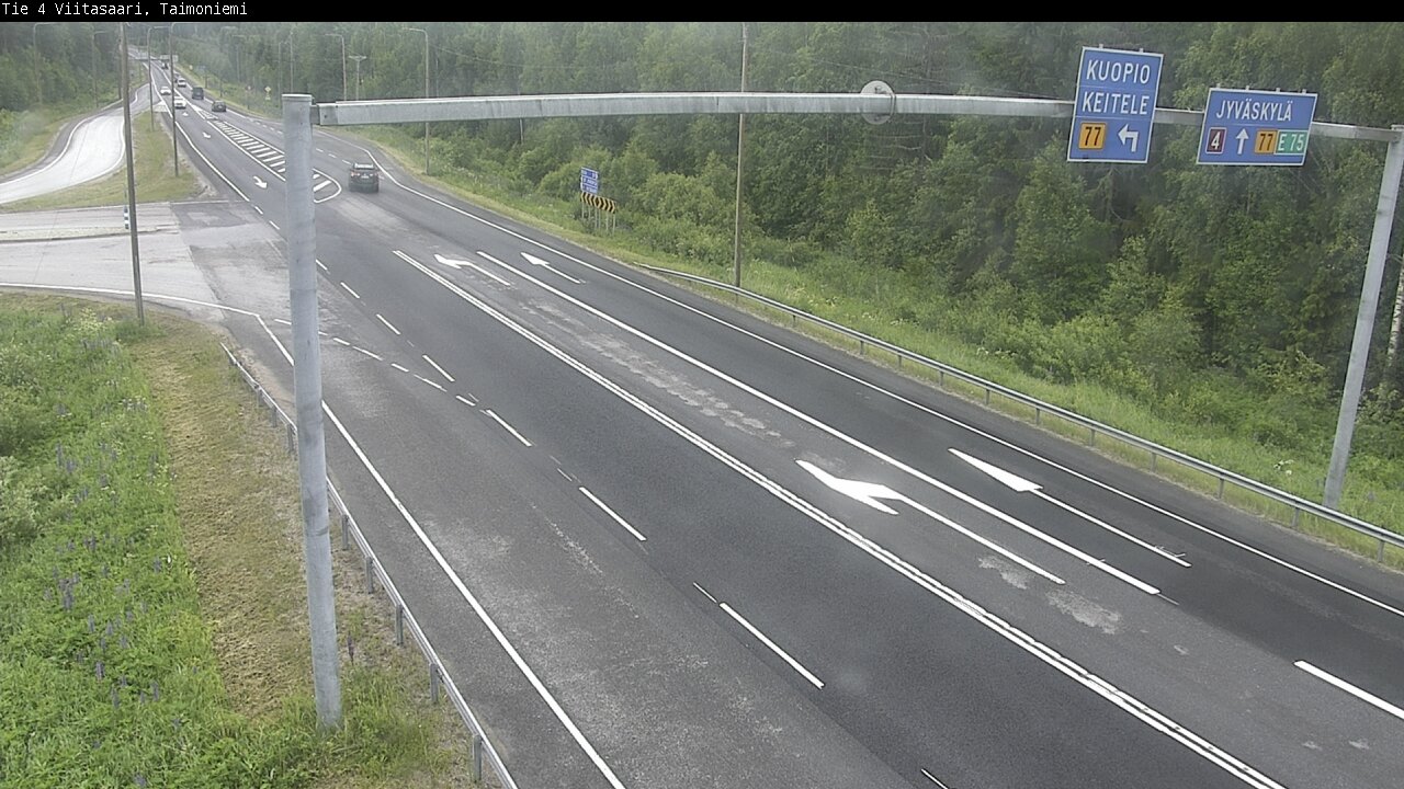 Weather Camera Image Väg 4 Taimoniemi, Viitasaari, Keski-Suomi