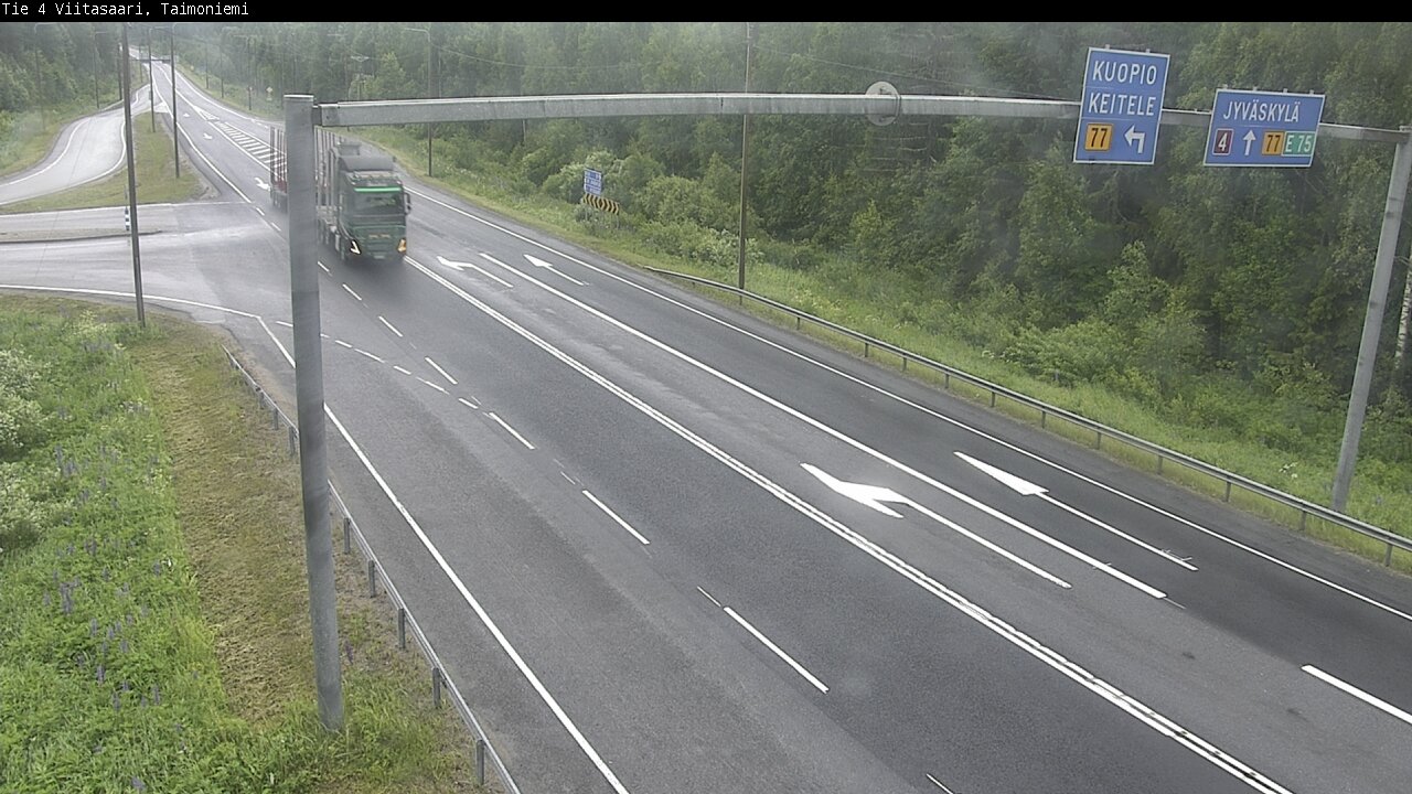 Weather Camera Image Väg 4 Taimoniemi, Viitasaari, Keski-Suomi