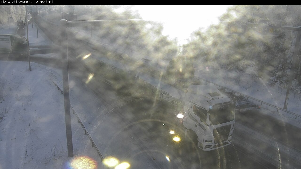 Weather Camera Image Väg 4 Taimoniemi, Viitasaari, Keski-Suomi