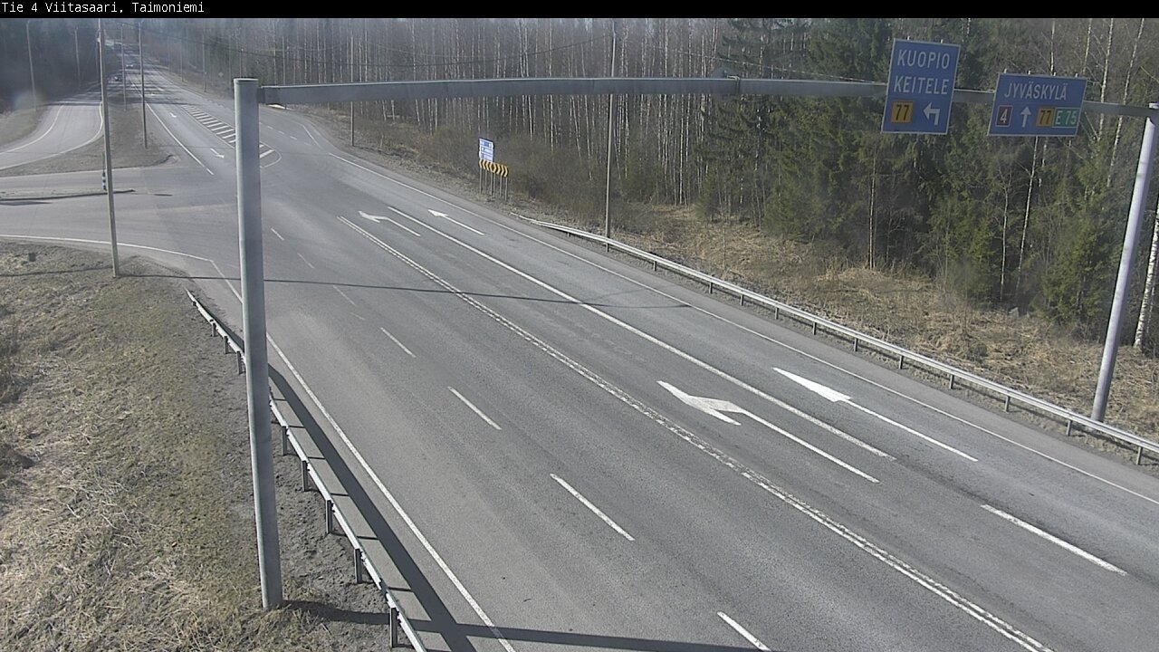 Weather Camera Image Väg 4 Taimoniemi, Viitasaari, Keski-Suomi