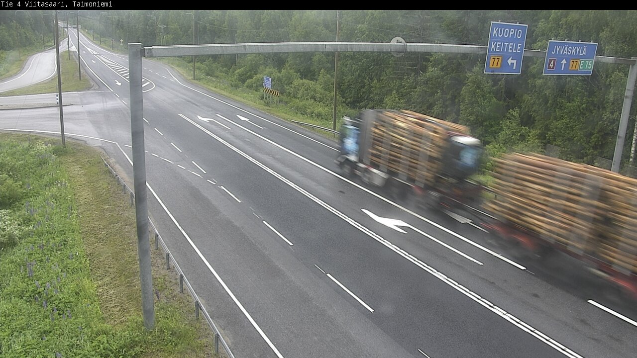 Weather Camera Image Väg 4 Taimoniemi, Viitasaari, Keski-Suomi