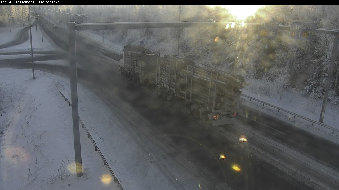 Weather Camera Image Väg 4 Taimoniemi, Viitasaari, Keski-Suomi