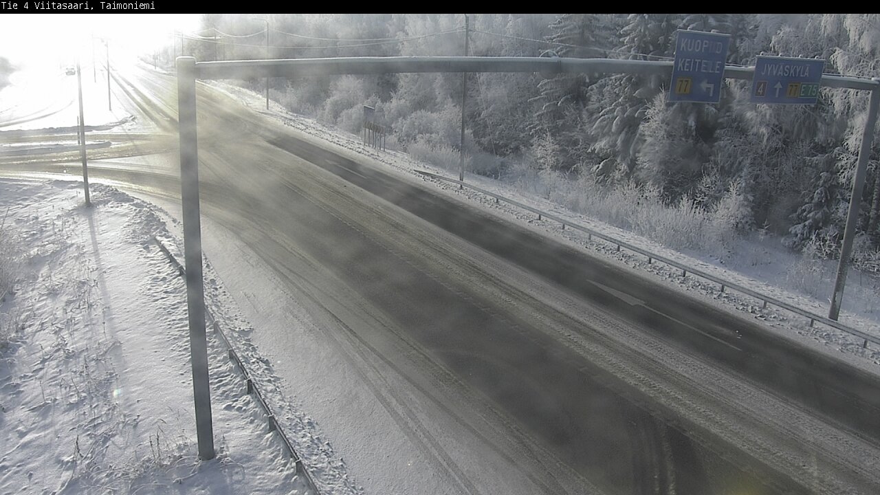 Weather Camera Image Väg 4 Taimoniemi, Viitasaari, Keski-Suomi