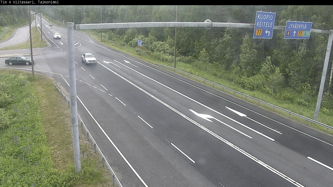 Weather Camera Image Väg 4 Taimoniemi, Viitasaari, Keski-Suomi