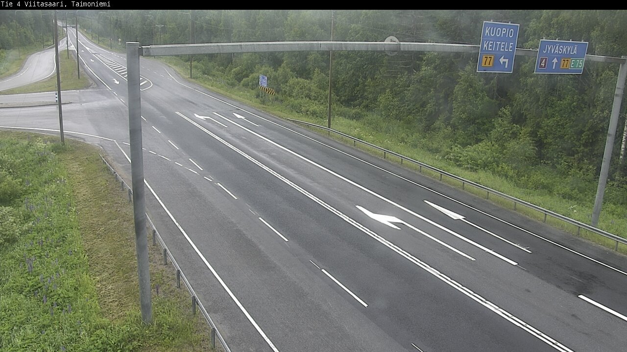 Weather Camera Image Väg 4 Taimoniemi, Viitasaari, Keski-Suomi