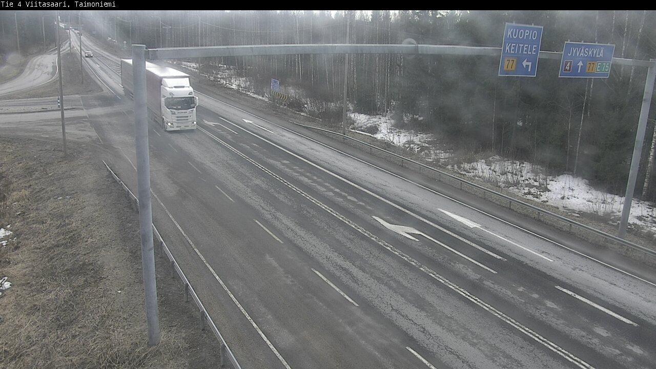 Weather Camera Image Väg 4 Taimoniemi, Viitasaari, Keski-Suomi