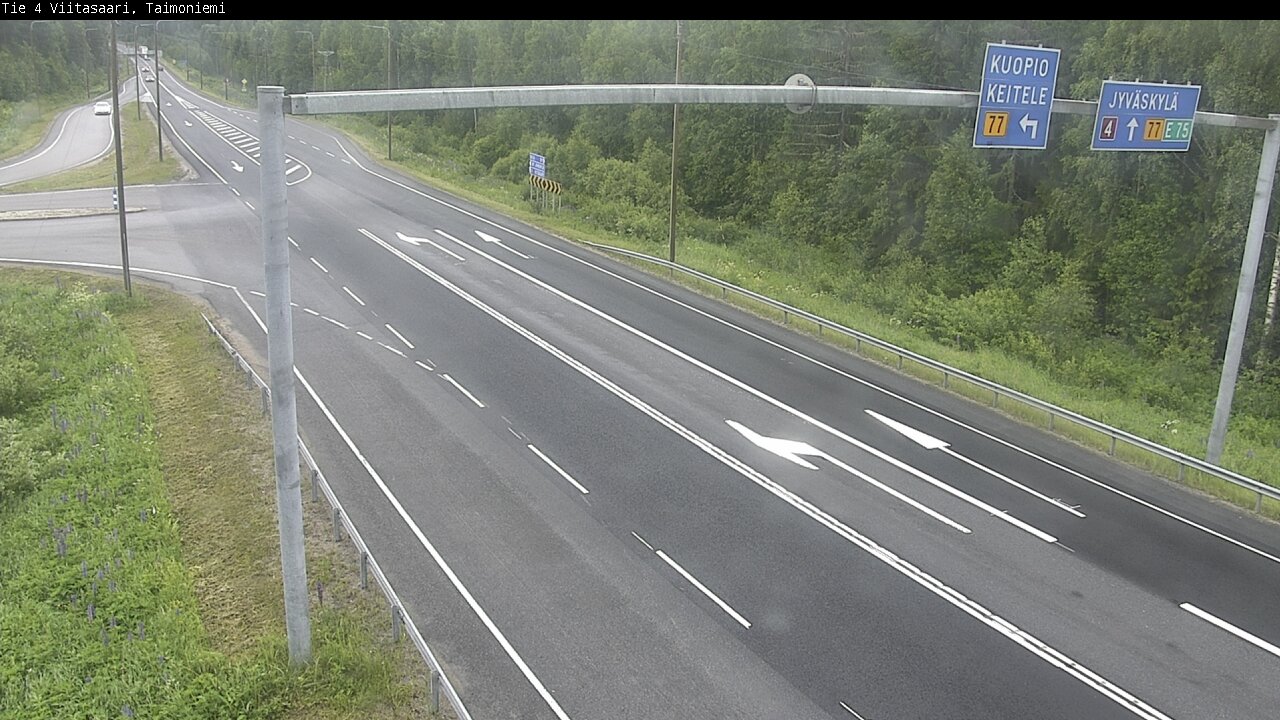 Weather Camera Image Väg 4 Taimoniemi, Viitasaari, Keski-Suomi