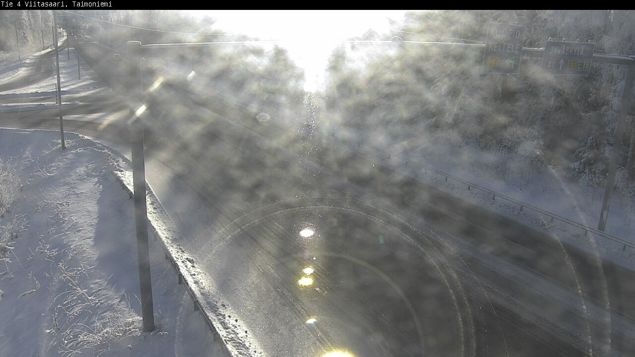 Weather Camera Image Väg 4 Taimoniemi, Viitasaari, Keski-Suomi