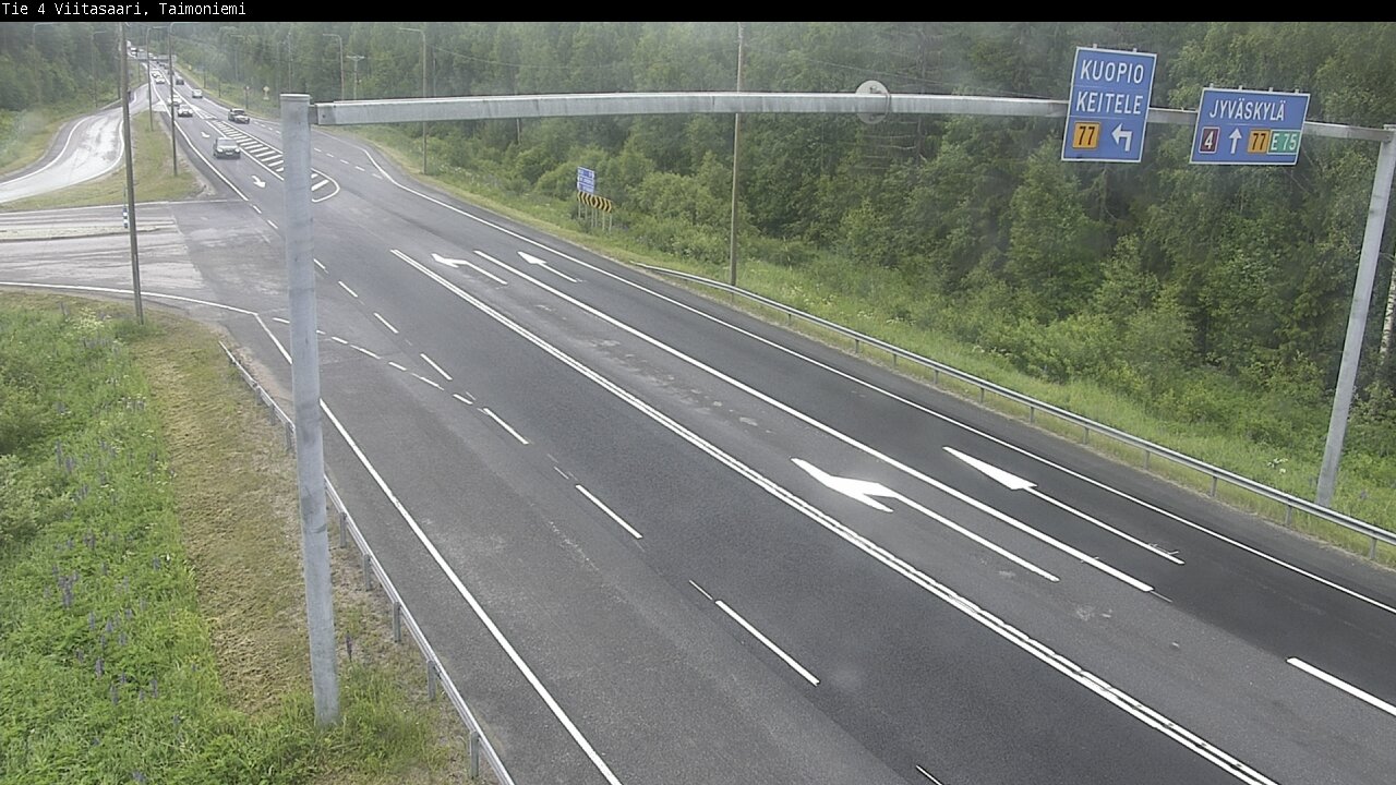 Weather Camera Image Väg 4 Taimoniemi, Viitasaari, Keski-Suomi