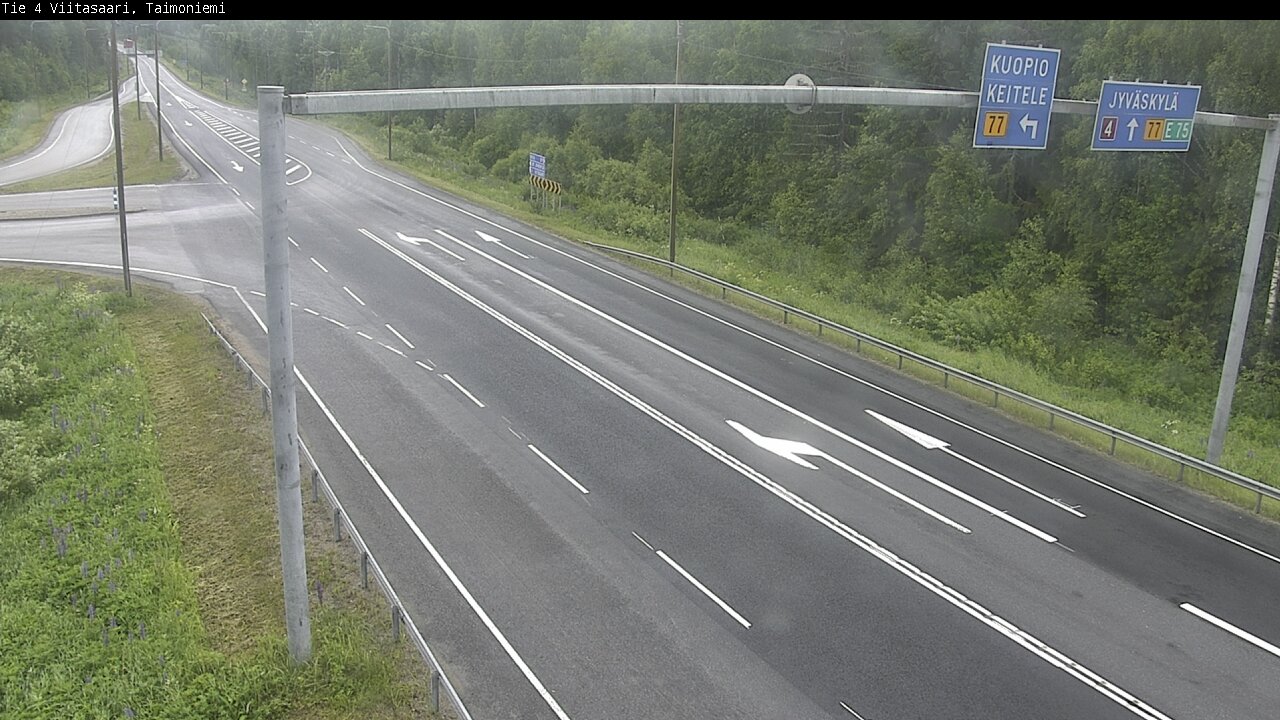 Weather Camera Image Väg 4 Taimoniemi, Viitasaari, Keski-Suomi