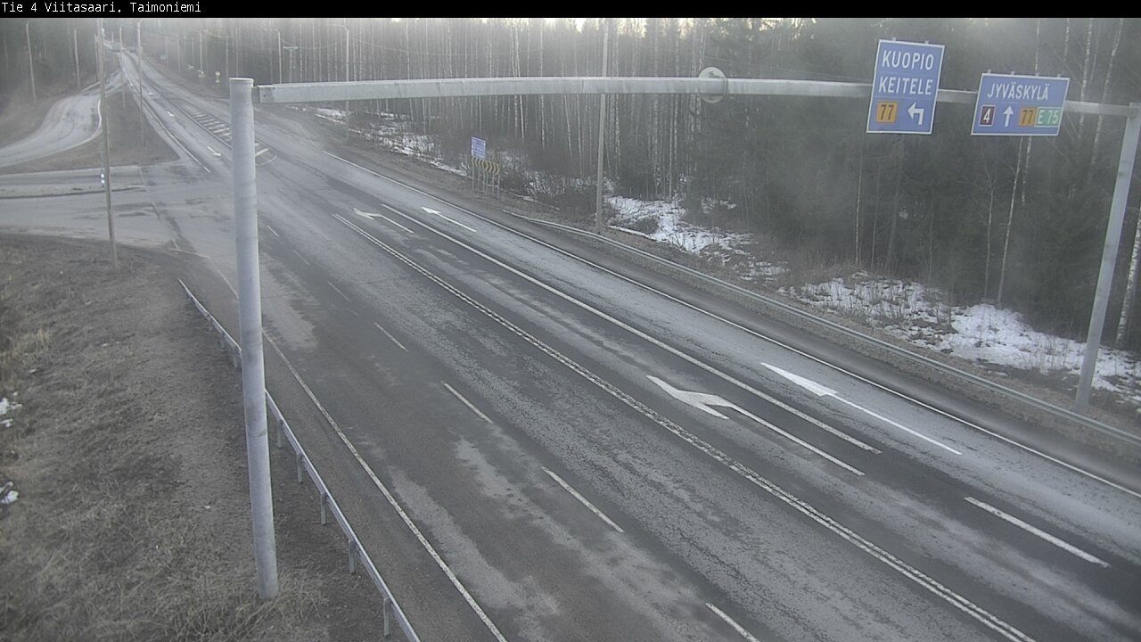Weather Camera Image Road 4 Taimoniemi, Viitasaari, Keski-Suomi
