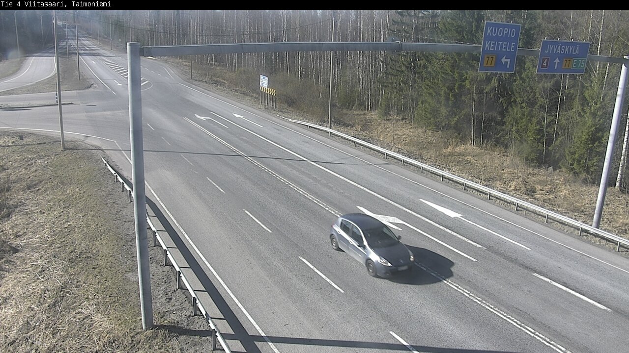 Weather Camera Image Väg 4 Taimoniemi, Viitasaari, Keski-Suomi
