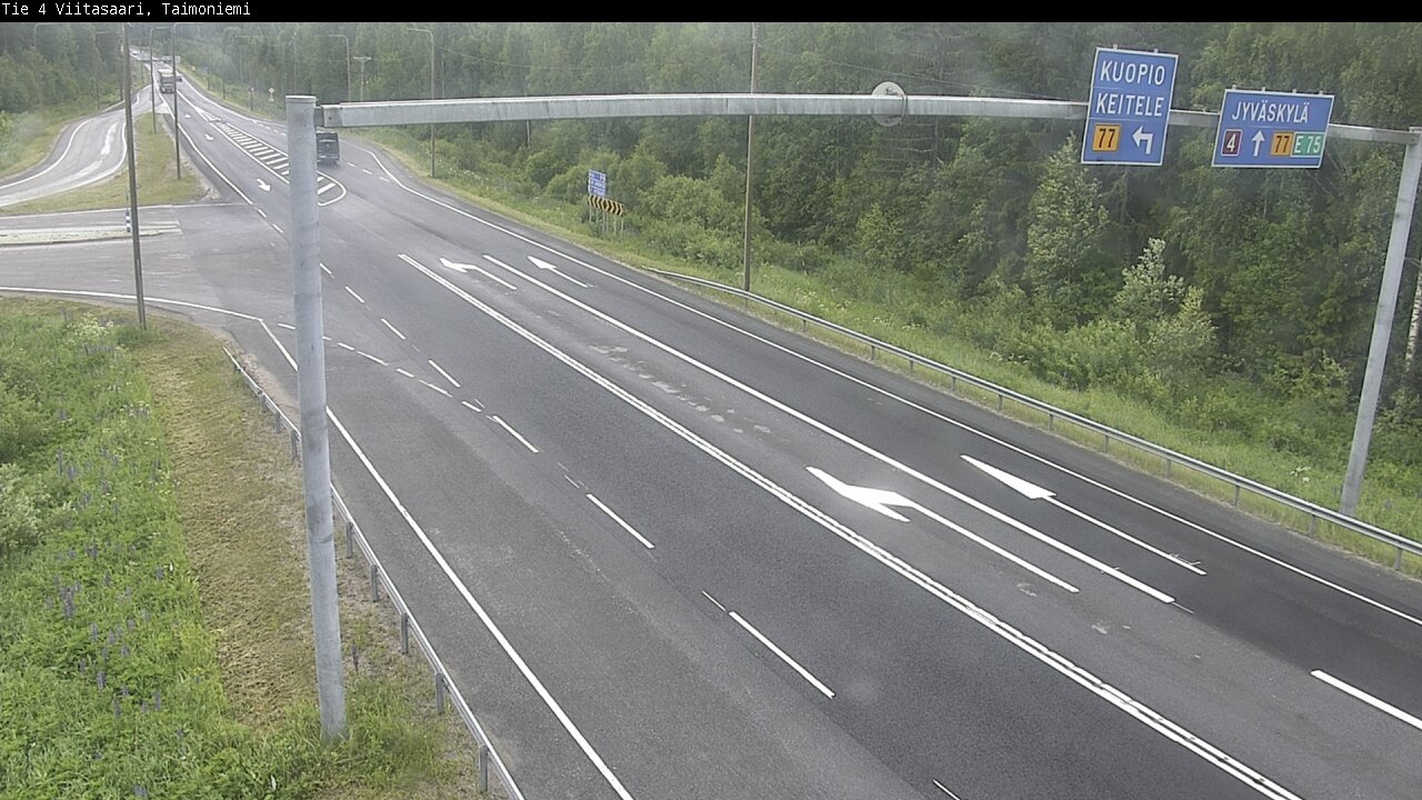 Weather Camera Image Väg 4 Taimoniemi, Viitasaari, Keski-Suomi