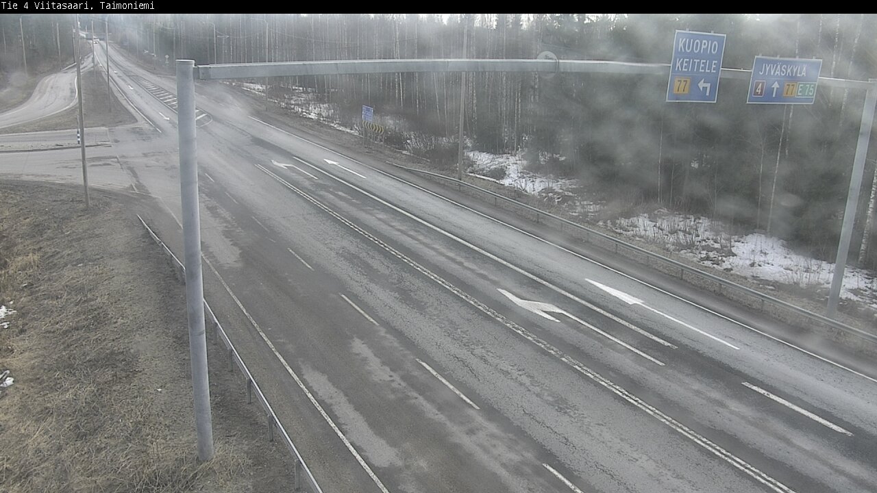 Weather Camera Image Road 4 Taimoniemi, Viitasaari, Keski-Suomi