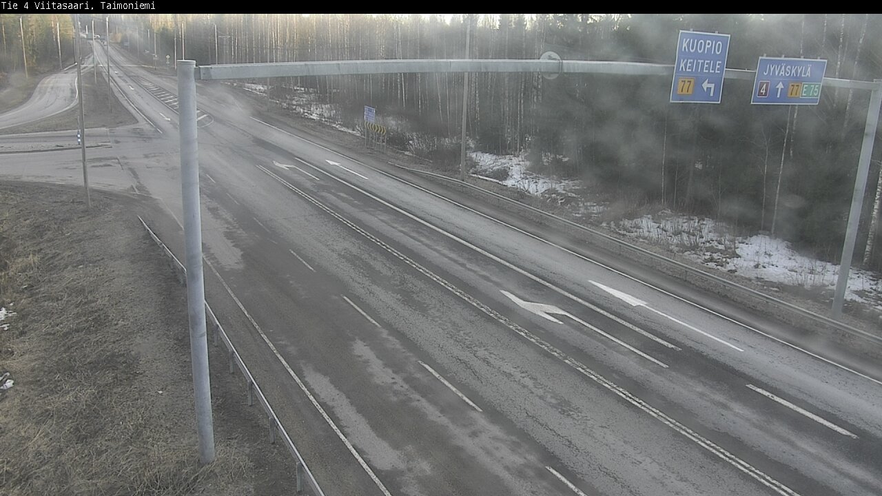Weather Camera Image Road 4 Taimoniemi, Viitasaari, Keski-Suomi