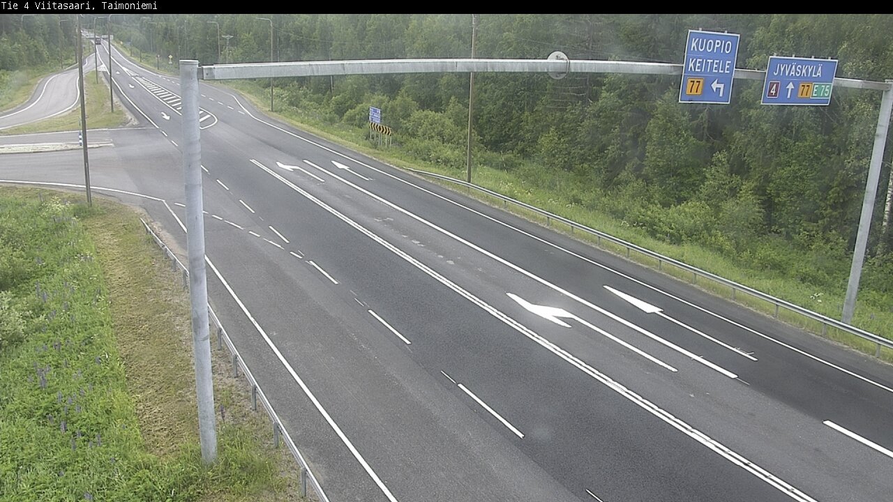 Weather Camera Image Väg 4 Taimoniemi, Viitasaari, Keski-Suomi