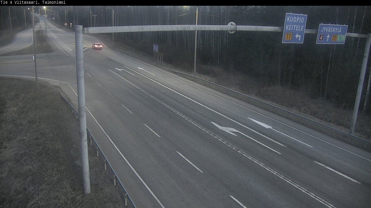 Weather Camera Image Väg 4 Taimoniemi, Viitasaari, Keski-Suomi