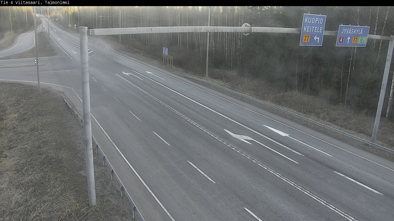 Weather Camera Image Väg 4 Taimoniemi, Viitasaari, Keski-Suomi