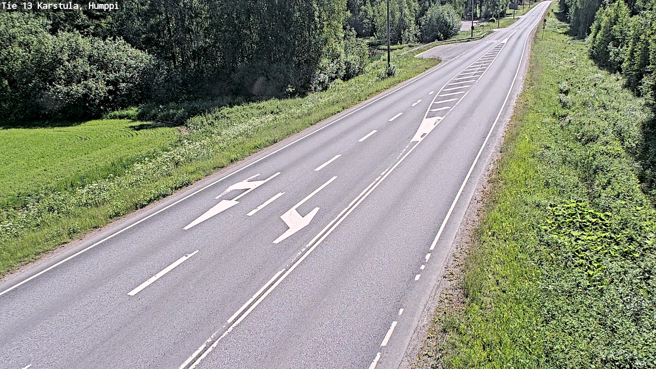 Weather Camera Image Road 13 Karstula, Humppi, Karstula, Keski-Suomi