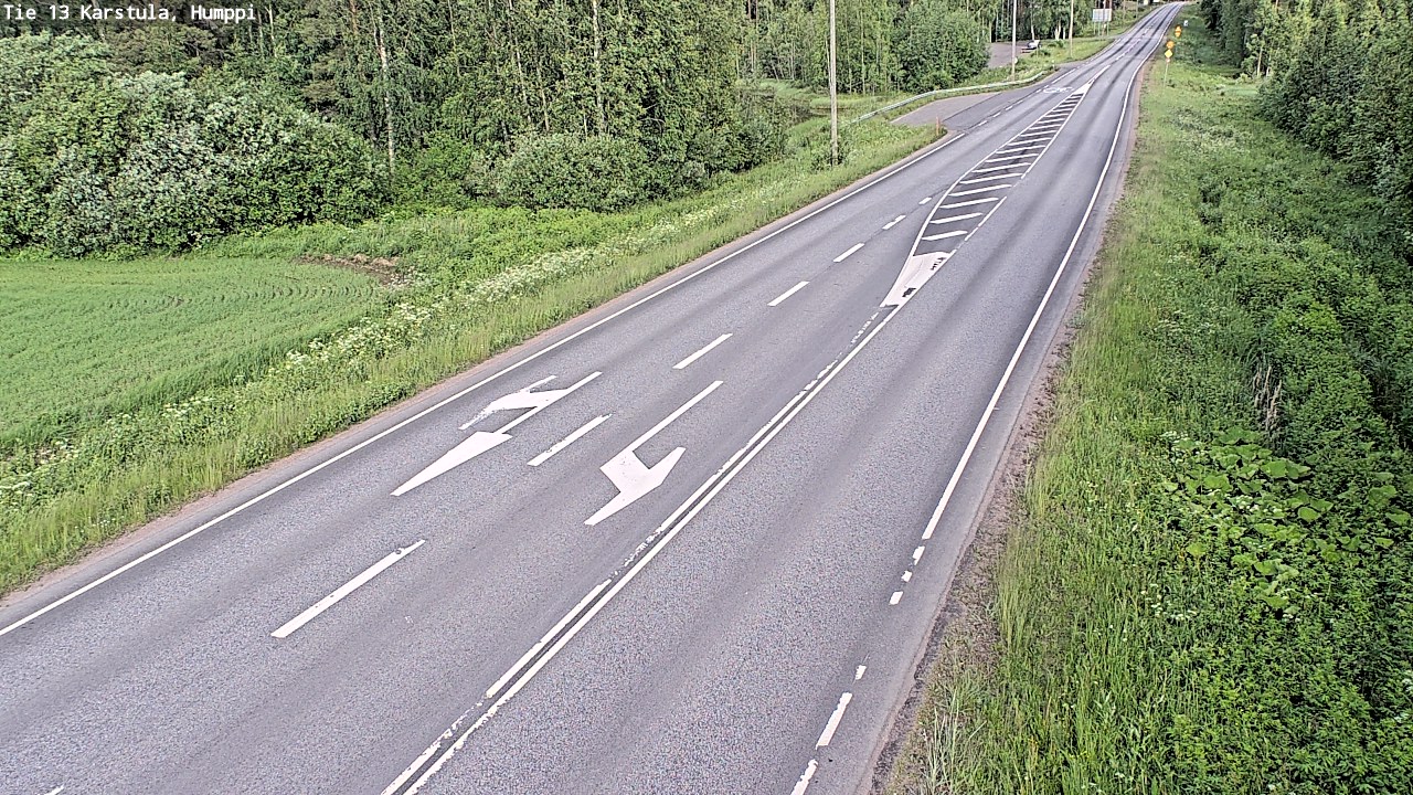 Weather Camera Image Road 13 Karstula, Humppi, Karstula, Keski-Suomi