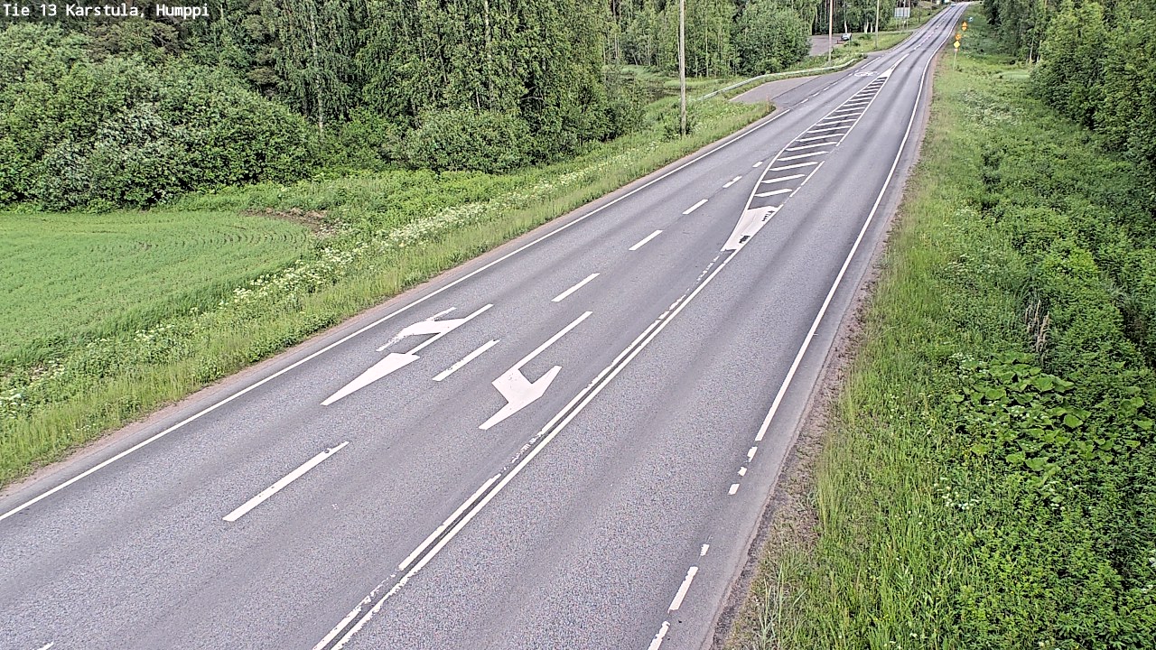 Weather Camera Image Road 13 Karstula, Humppi, Karstula, Keski-Suomi