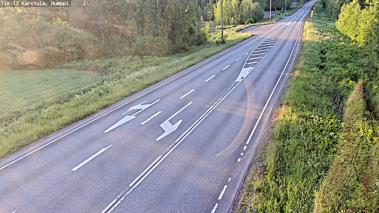 Weather Camera Image Road 13 Karstula, Humppi, Karstula, Keski-Suomi