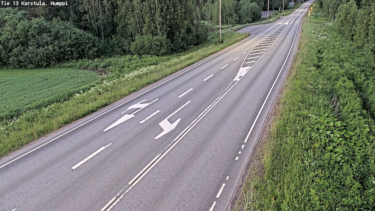 Weather Camera Image Road 13 Karstula, Humppi, Karstula, Keski-Suomi