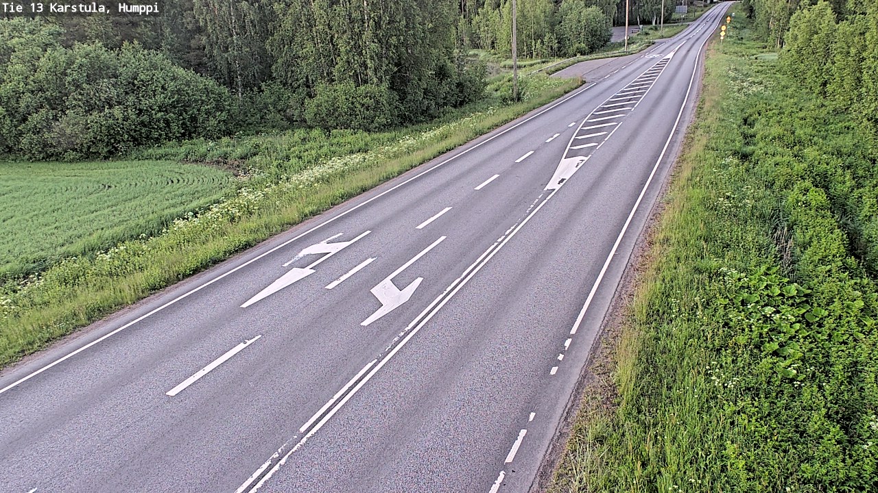 Weather Camera Image Road 13 Karstula, Humppi, Karstula, Keski-Suomi