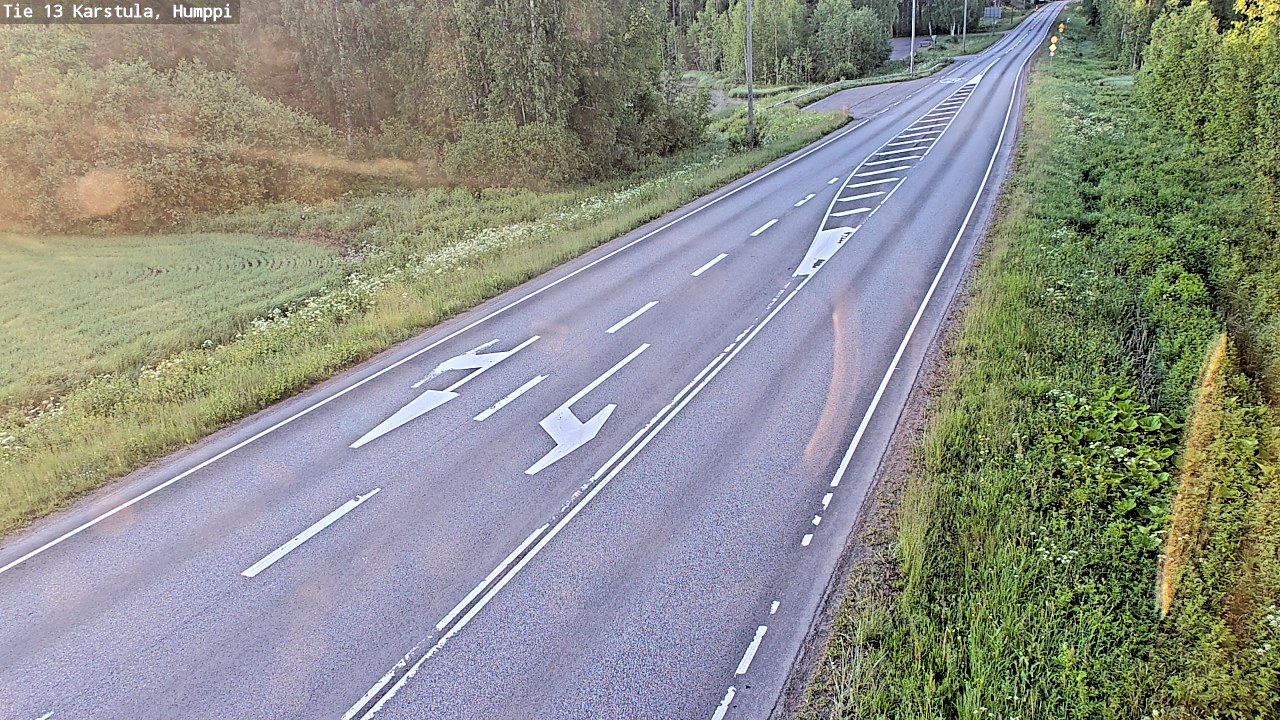Weather Camera Image Road 13 Karstula, Humppi, Karstula, Keski-Suomi