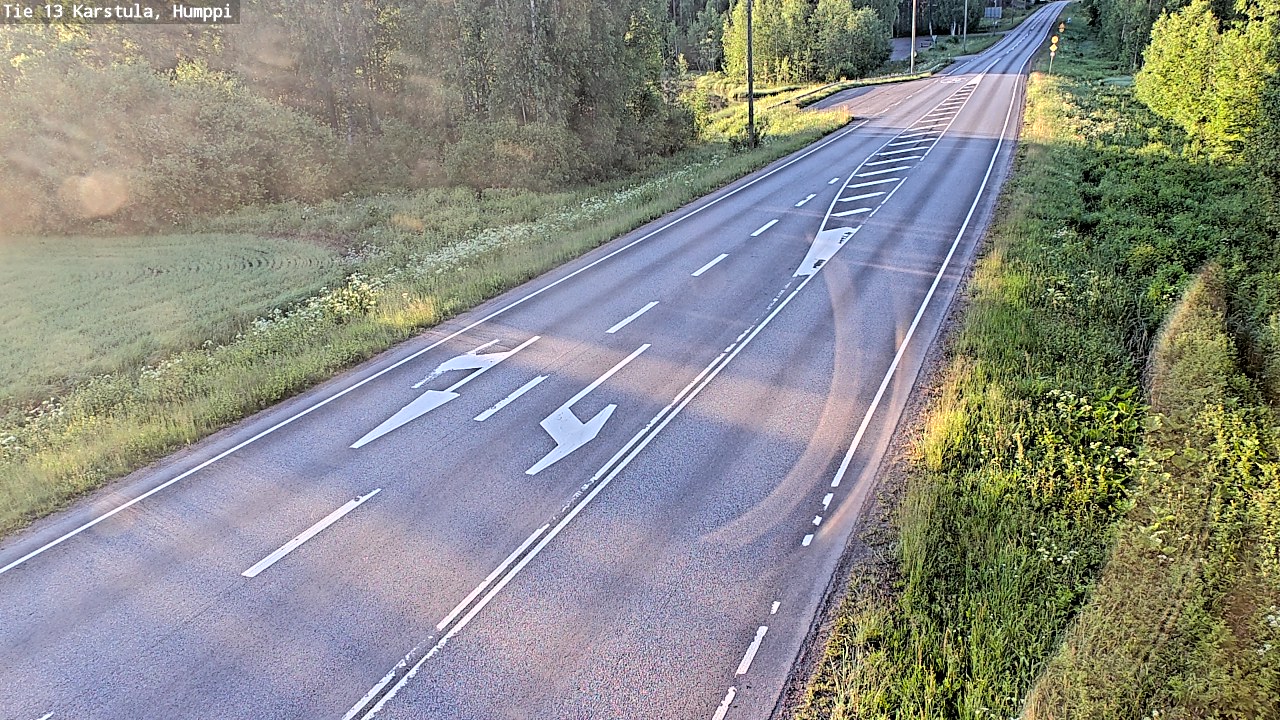 Weather Camera Image Road 13 Karstula, Humppi, Karstula, Keski-Suomi