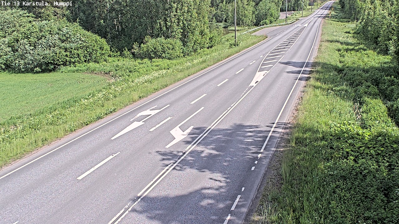 Weather Camera Image Road 13 Karstula, Humppi, Karstula, Keski-Suomi
