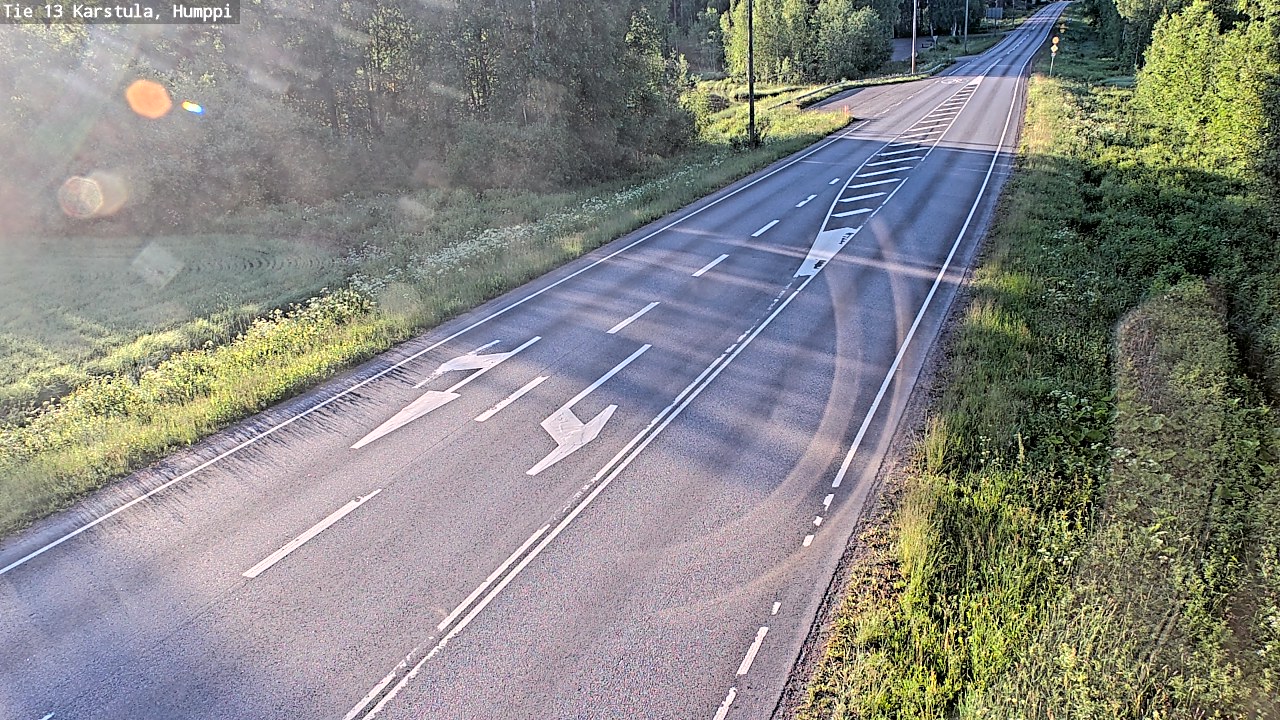 Weather Camera Image Road 13 Karstula, Humppi, Karstula, Keski-Suomi