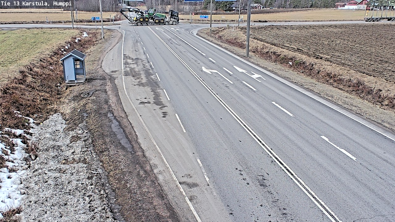 Weather Camera Image Road 13 Karstula, Humppi, Karstula, Keski-Suomi