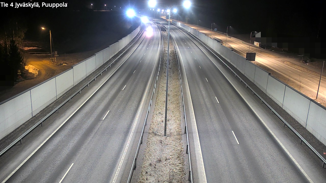 Weather Camera Image Väg 4 Jyväskylä, Puuppola, Jyväskylä, Keski-Suomi