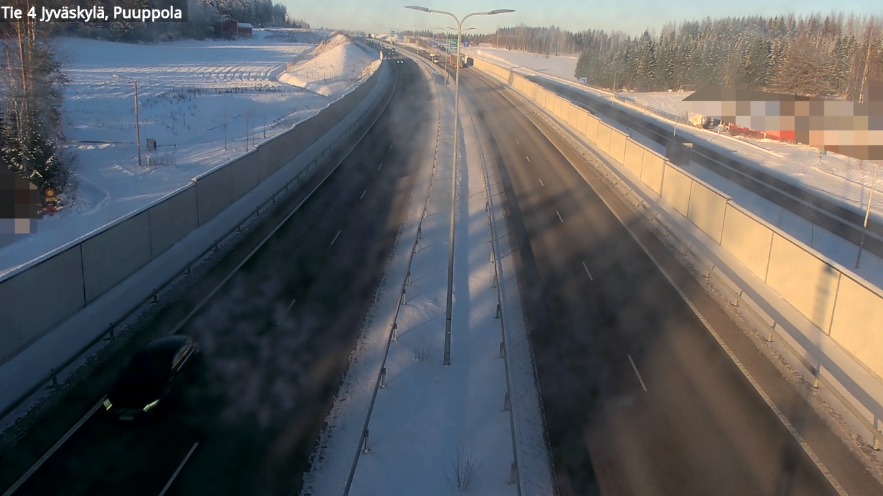 Weather Camera Image Väg 4 Jyväskylä, Puuppola, Jyväskylä, Keski-Suomi