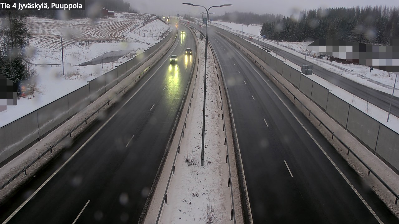Weather Camera Image Road 4 Jyväskylä, Puuppola, Jyväskylä, Keski-Suomi