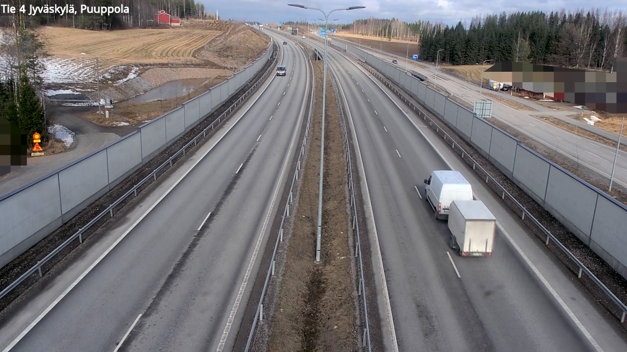 Weather Camera Image Road 4 Jyväskylä, Puuppola, Jyväskylä, Keski-Suomi